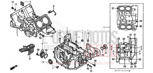 CARTER MOTEUR ST1100M de 1991
